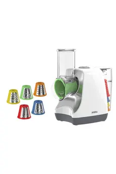 Go İthalat 5İn1 Otomati̇k Meyve Ve Sebze Doğrayıcı Maki̇ne Kalın İnce = Rende - Di̇li̇mleme - Öğütücü 150W