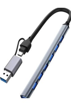 Evimdeyokyok Zr288 7 Port Ads303/D Type-C Usb Metal Usb Hub