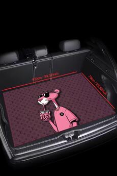 Carmine Carpet Dijital Baskı Dekoratif Araba Bagaj Matı Yıkanabilir Bagaj Havuzu