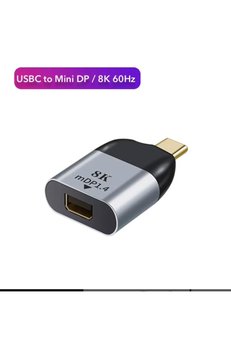 Evimdeyokyok Zr585 8K S-1720 Type-C Mini Dp Çevirici