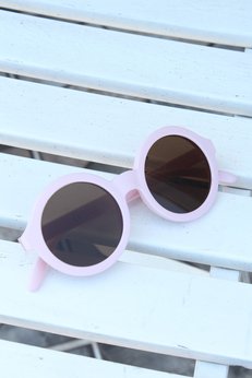 Evimdeyokyok Pembe Renk Yuvarlak İskandinav Çocuk Gözlüğü
