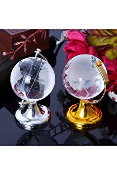 gizmurstore Kristal Küçük Boy Cam Dünya Küresi