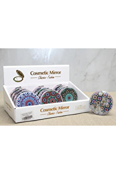 gizmurstore Mandala Desenli Hareketli Sulu El Aynası Alk4584