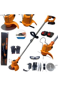 KRAFT HART Şarjlı Çim Biçme Makinesi Teleskopik Uzatma Kollu Çim Dal Ot Biçme Şarjlı Çim biçme Makinesi
