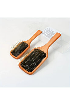 gizmurstore Çelik İğne Uçlu Bambu Tarak 25.5cm 12'li Paket