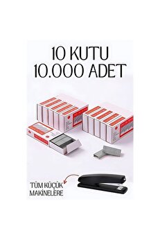 Toptan Bulurum 10 Kutu 10.000 Adet Küçük Zımba Teli
