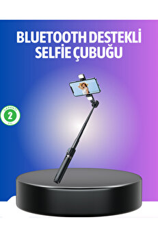UCUZTEKNO Bluetooth Selfie Çubuğu – Uzaktan Kumandalı