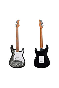 Kaysen KST-218 BK Elektro Gitar | ST Kasa HSS Manyetik