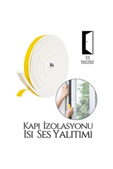 Toptan Bulurum Kapı Ses Isı Yalıtım Sünger Bant 33 METRE