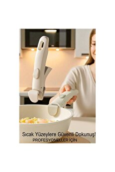 Toptan Bulurum Profesyonel Kıskaçlı Tencere Tava Tutucu – Isıya Dayanıklı, Güvenli Kavrama
