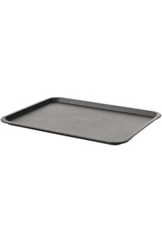 STOREMAX goldwhirl Servis Tepsisi 37x29 Cm Sunum Tepsisi Çay Kahve Taşıma Plastik Tepsi Gri Renk 504577777778