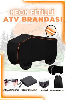 Dock Neon Turuncu Fitilli Cfmoto Cfmoto CF625 ATR-EPS Siyah ATV Branda