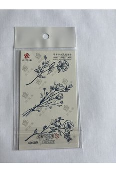 Airbrush Tattoo Parmak Dövmeleri Model17- 11X8 Cm Yarı Kalıcı Geçici Dövme Yapıştırma Dövme