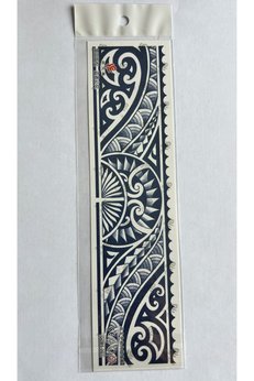 Airbrush Tattoo Kol Ve Ayak İçin Şerit 28X6 Cm Gzbh-001 Yarı Kalıcı Geçici Dövme
