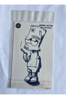 Airbrush Tattoo Serseri2- 18X11 Cm Yarı Kalıcı Hayalet Geçici Dövme Yapıştırma Dövme