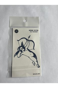 Airbrush Tattoo Eros 11X8 Cm Yarı Kalıcı Geçici Dövme Yapıştırma Dövme