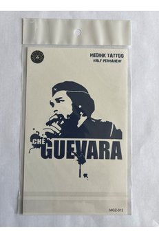 Airbrush Tattoo Che 18X11 Cm Yarı Kalıcı Hayalet Geçici Dövme Yapıştırma Dövme