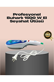 teknodayım Pratik Buharlı Seyahat Ütüsü Kırışıklık Açıcı