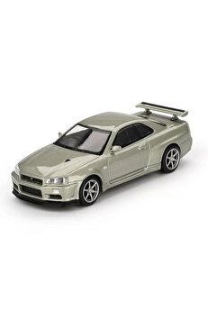 PAZAR DÜNYASI Mini GT 1/64 Nissan Skyline GT-R (R34) V-Spec II Nür Millenium Jade