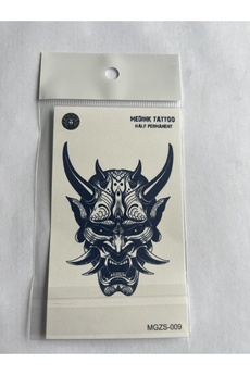 Airbrush Tattoo Şeytan 11X8 Cm Yarı Kalıcı Geçici Dövme Yapıştırma Dövme