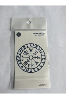 Airbrush Tattoo Mitokojik 11X8 Cm Yarı Kalıcı Geçici Dövme Yapıştırma Dövme