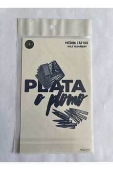 Airbrush Tattoo Plata18X11 Cm Yarı Kalıcı Hayalet Geçici Dövme Yapıştırma Dövme