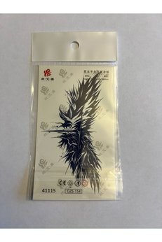 Airbrush Tattoo Kanat Minimal Yarı Kalıcı Hayalet Geçici Dövme Yapıştırma Dövme