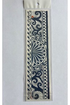 Airbrush Tattoo Kol Ve Ayak İçin Şerit 28X6 Cm Gzbh-004 Yarı Kalıcı Geçici Dövme