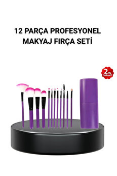 gizmurstore 12’li Profesyonel Makyaj Fırça Seti – Dökülmeyen Yumuşak Kıllı, Ergonomik Tasarım