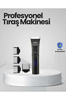 gizmurstore Şarjlı Tıraş Makinesi –Dijital Ekranlı, Hızlı Şarjlı, Profesyonel Kesim Seti