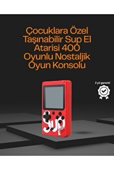 LaraThec 3 İnç Ekranlı Klasik Oyunlu El Konsolu