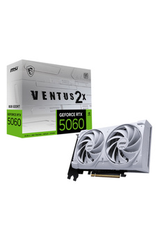 MSI GeForce RTX 5060 8G Ventus 2X OC White GDDR7 128Bit DX12 Gaming Ekran Kartı