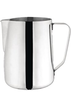 STOREMAX shopverse SS304 Paslanmaz Çelik Süt ve Kahve Potu, Pitcher Sütlük, Süt Köpürtücü, Köpürtme Kabı, 350