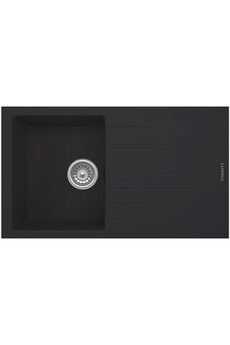 STOREMAX shopverse Lx-860 Rio Tezgah Üstü Damlalıklı Granit Eviye Siyah trendflick 1014773