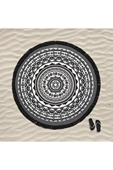 STOREMAX shopverse Mandala 4 Yuvarlak Plaj Havlusu trendflick 1014773