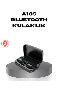 Toptan Bulurum A10s TWS Bluetooth 5.0 Kulaklık – Powerbank’li Şarj Kutusu, Dokunmatik Kontrol, Gerçek Stereo