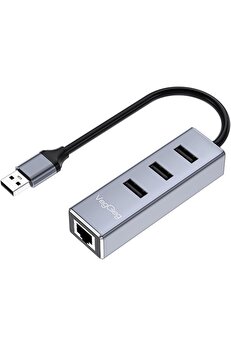 STOREMAX shopverse USB 2.0 to 100Mbps Ethernet Çevirici ve 3 Portlu USB Hub Çoklayıcı trendflick 1014773