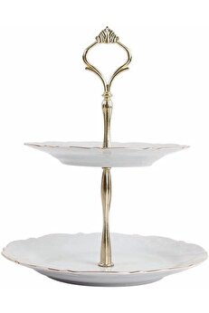 STOREMAX shopverse Yaldız 2 Katlı Kurabiye Tabağı 21cm trendflick 1014773
