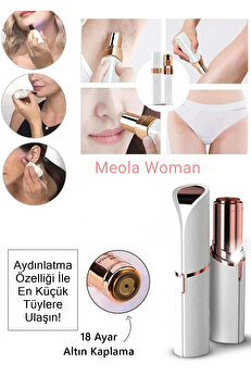 gizmurstore Yüz Vucut Epilasyon Aleti - Bıyık Alma Epilatörü - Yüz Epilatör - Bıyık Tüy Alma Aleti