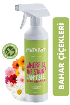 Metapet Doğal Çiçek Kokulu Kedi Idrar Ve Çişi Giderici Tuvalet Lekelerini Çıkarıcı Sprey 500 ml
