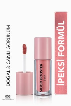 Flormar Yoğun Pigmentli Likit Allık - Mood Booster Lbl. - 003 Thats Rosewood - 8682536043724