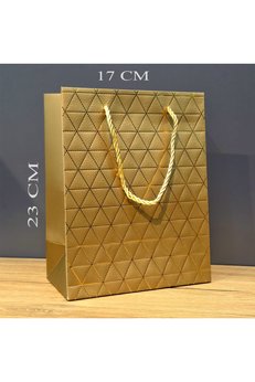 Evimdeyokyok Küçük Boy Gold İpli Karton Çanta