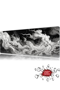 urzuva Ethereal Smoke 90x40 4MM Kalınlık Premium Gaming oyuncu mousepad Anti Slip XXL mouse pad