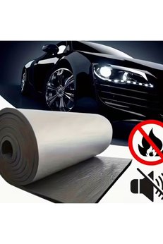 Evimdeyokyok Kaput Altı Alüminyum Folyolu Kendinden Yapışkanlı 6Mm 100X150 Kauçuk Ses Yalıtım Levhası