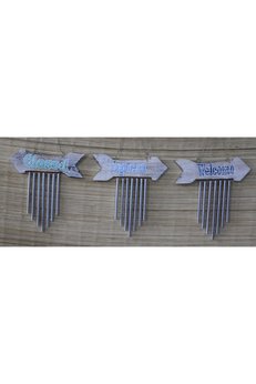 Evimdeyokyok Ok Modelli Metal Çan No4