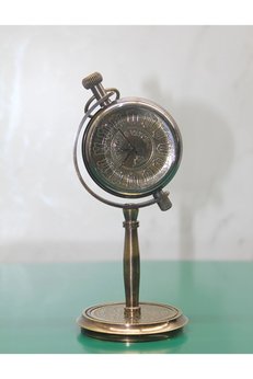 Evimdeyokyok Pirinç Masa Üstü Saat 16186