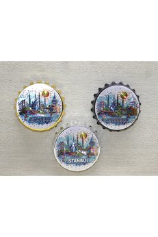 Evimdeyokyok İstanbul Temalı Metal Magnet Alk4341