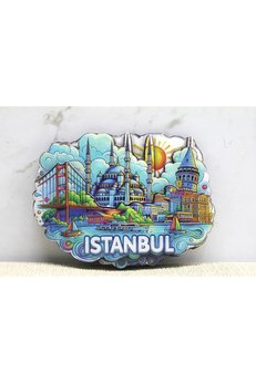 Evimdeyokyok Ahşap İstanbul Temalı Magnet Alk4361