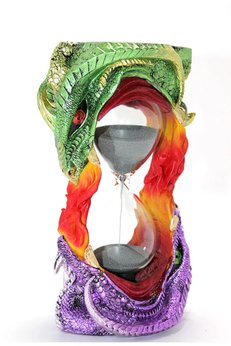 Evimdeyokyok Polyester Dragon Tasarımlı Kumsaati Alk2328