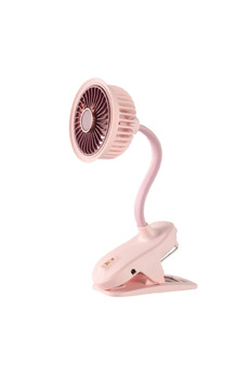Evimdeyokyok Taşınabilir Mini Klips Bebek Arabası Fanı, Fan Elektrikli Soğutma Hava Sirkülatöründe 360 Derece Dönebilen Klips